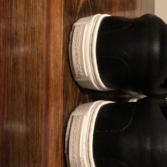 Rebecca Minkoff Leather Sneakers 9.5 - Picture 3 of 5
